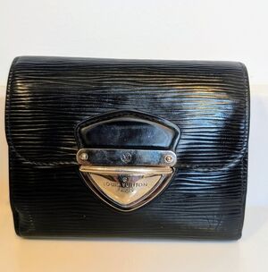 Louis Vuitton Black Epi Leather Portefeuille Joy Wallet